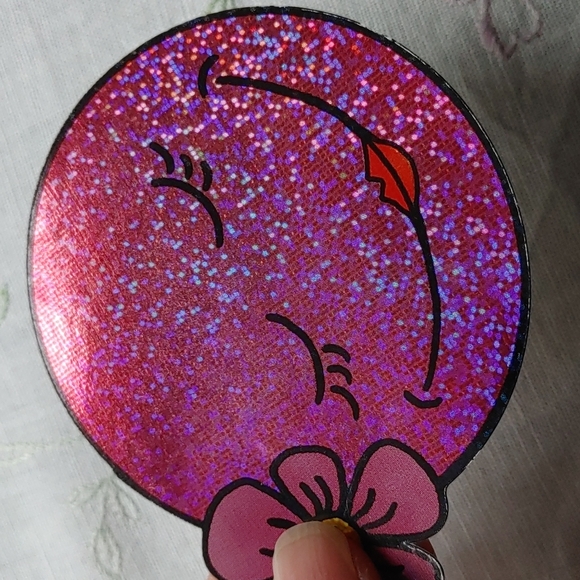 ♦️3 for $15 Vintage Holographic Y2K Emoji Sticker - Picture 4 of 8